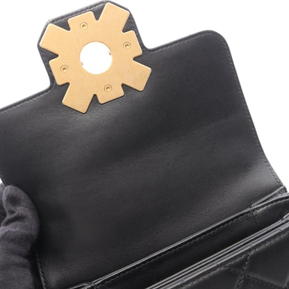 CHANEL Matelasse 2WAY Lambskin Bag Black