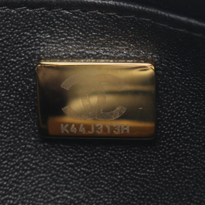 CHANEL Matelasse Shoulder Lambskin Black Shoulder Bag