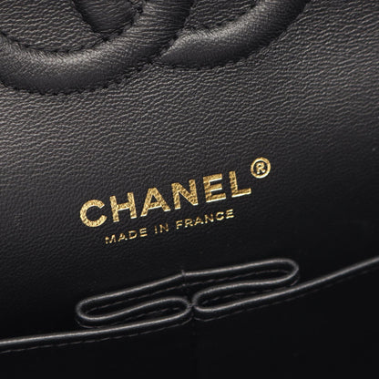 CHANEL Black Lambskin Shoulder Bag
