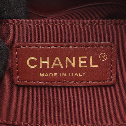 CHANEL Paris Hamburg Wool Bag Blue