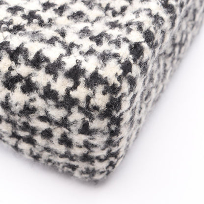 CHANEL Matelasse Houndstooth Bag B/W