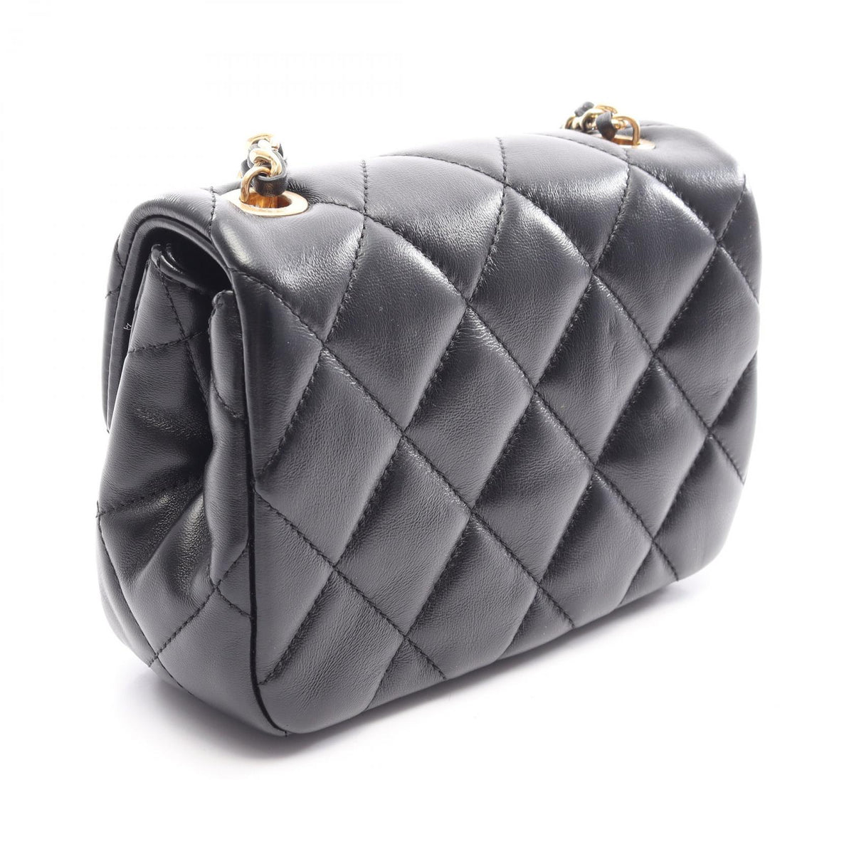 CHANEL Matelasse Small Flap Bag Black
