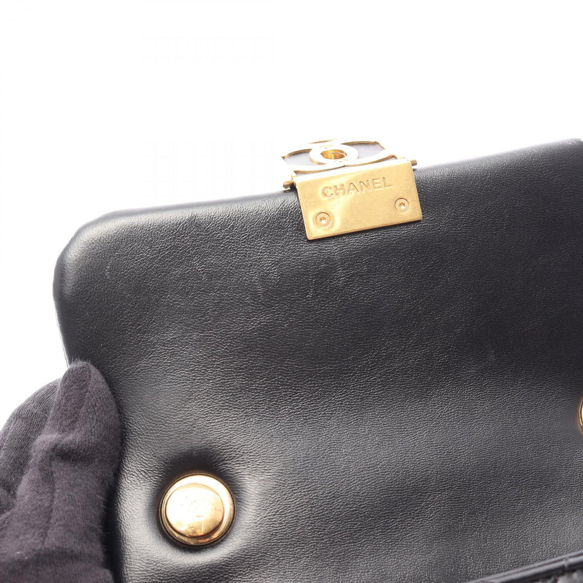 CHANEL Matelasse Small Flap Bag Black