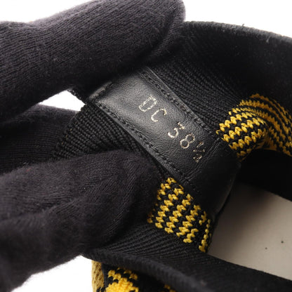 Dior WALK'N'DIOR Yellow Check High-Top Sneakers Size 38.5