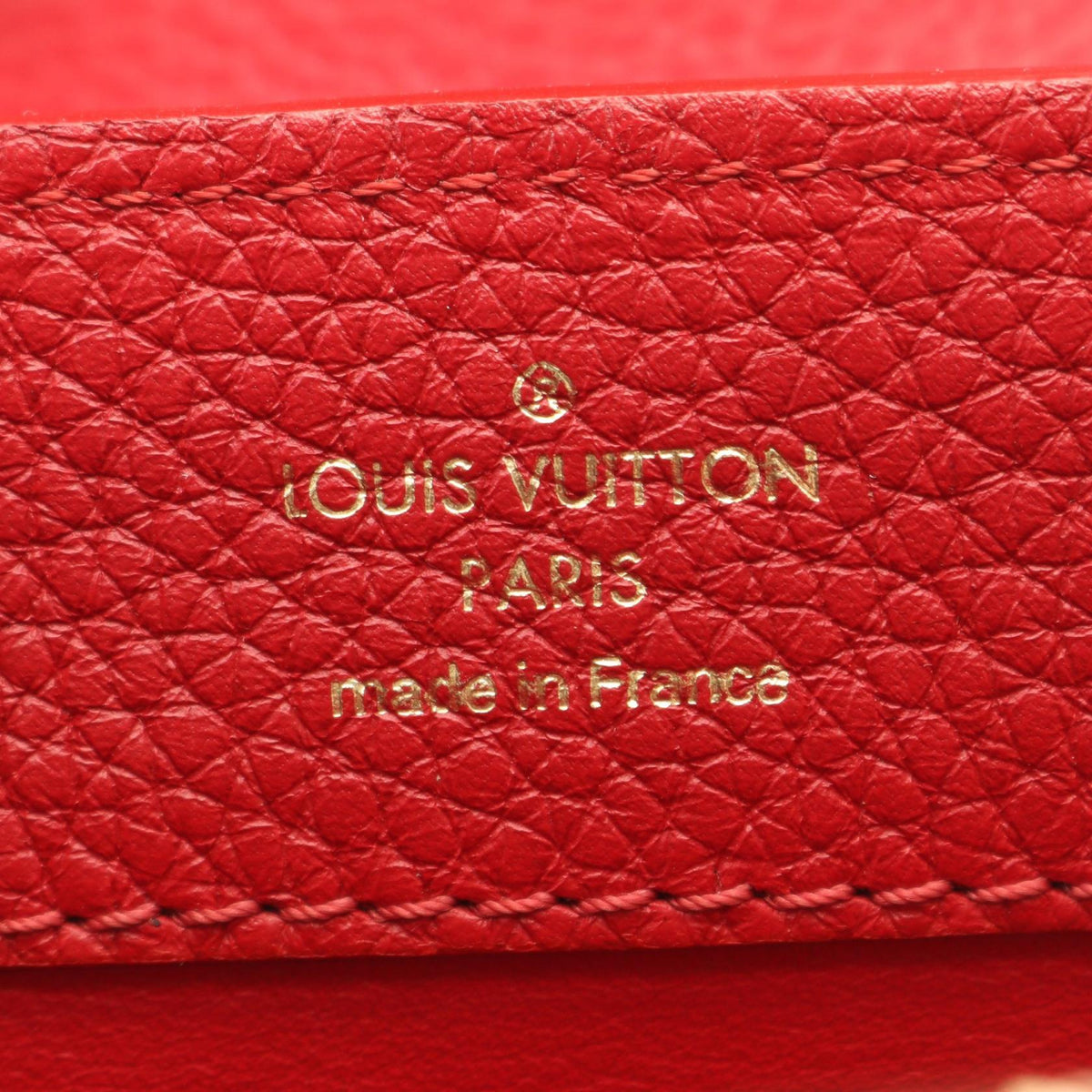 LOUIS VUITTON Capucines Leather Handbag