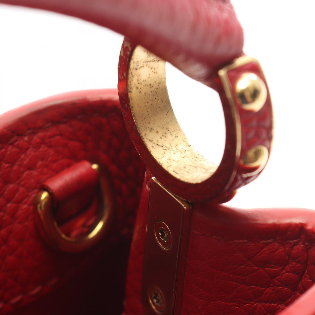 LOUIS VUITTON Capucines Leather Handbag