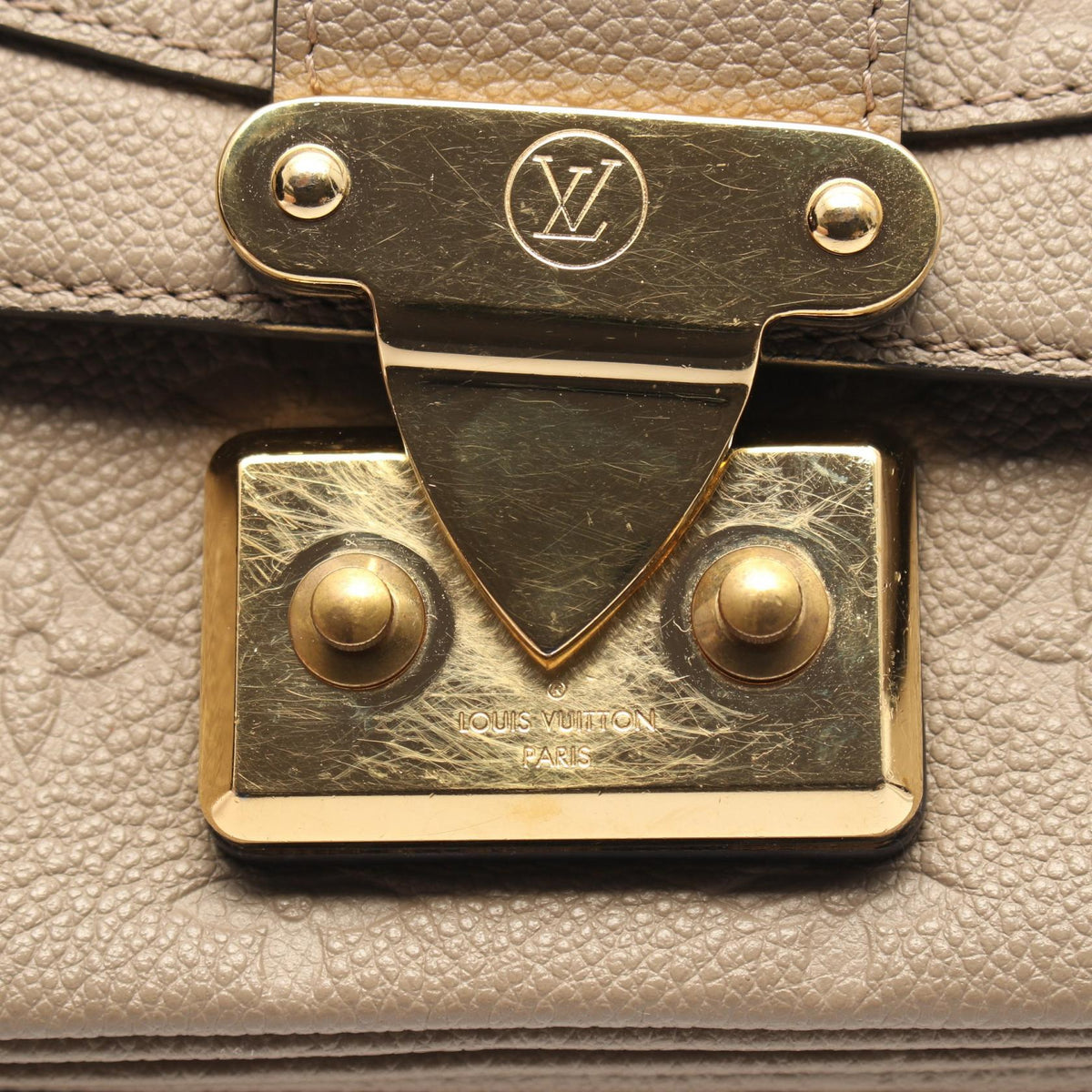 LOUIS VUITTON Marceau Monogram Bag Beige