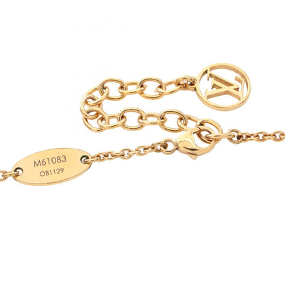 LOUIS VUITTON Essential V Gold Plated Necklace