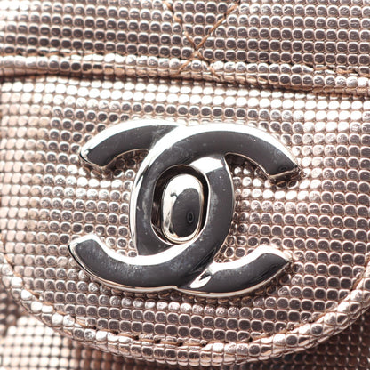 CHANEL Matelasse Double Flap Bag Pink