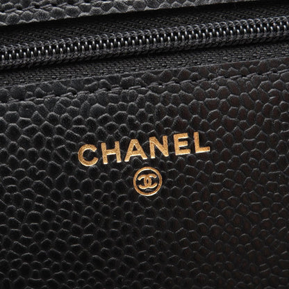 CHANEL Matelasse Caviar Skin Bag Black
