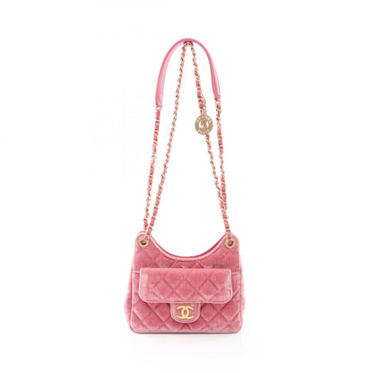 CHANEL Matelasse Small Hobo Bag Pink