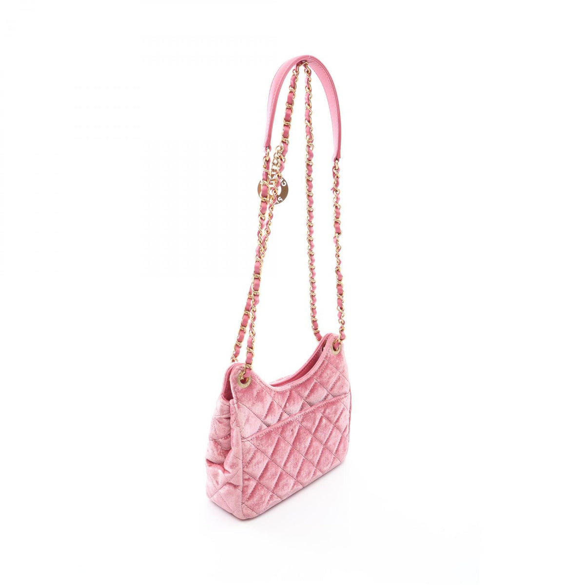 CHANEL Matelasse Small Hobo Bag Pink