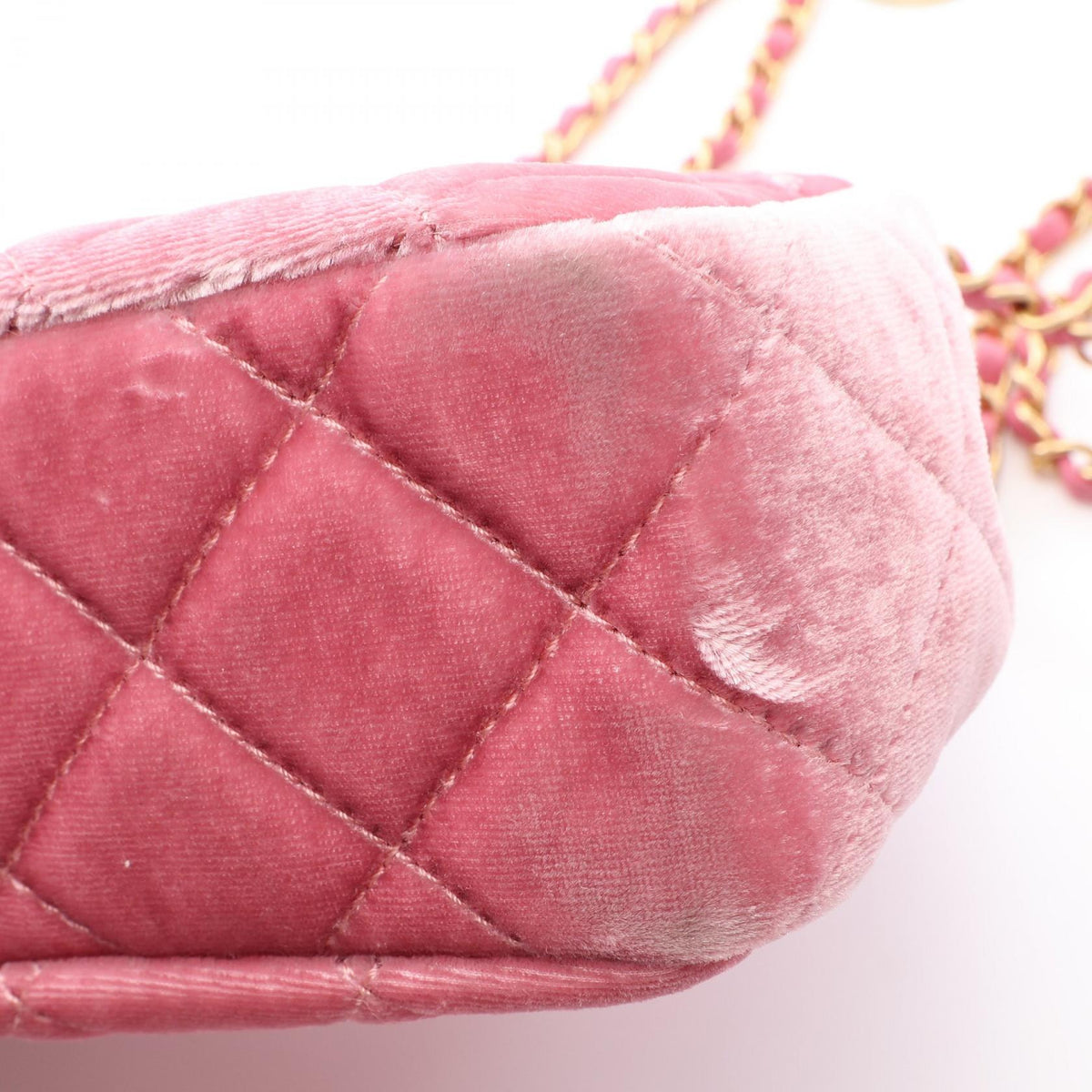 CHANEL Matelasse Small Hobo Bag Pink