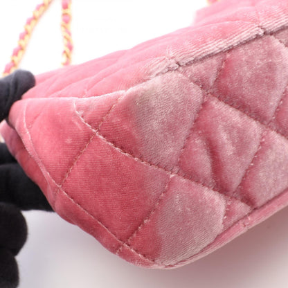 CHANEL Matelasse Small Hobo Bag Pink