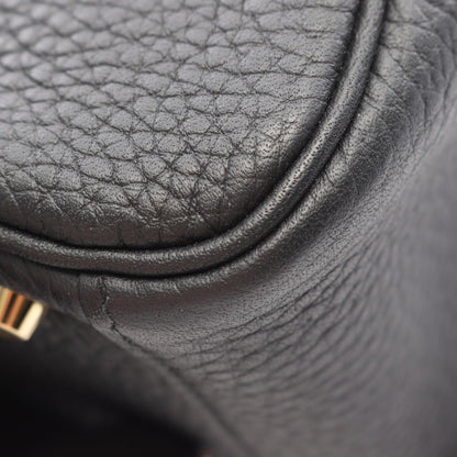 HERMES Lindy Mini Taurillon Bag Black