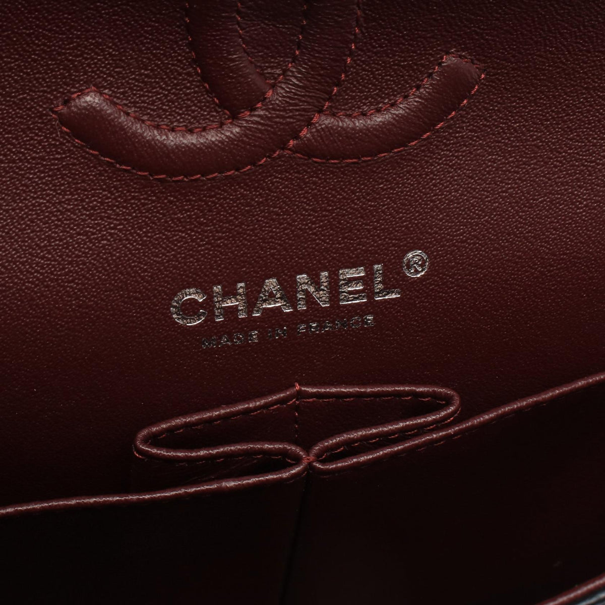 CHANEL Matelasse Double Black Lambskin Shoulder Bag