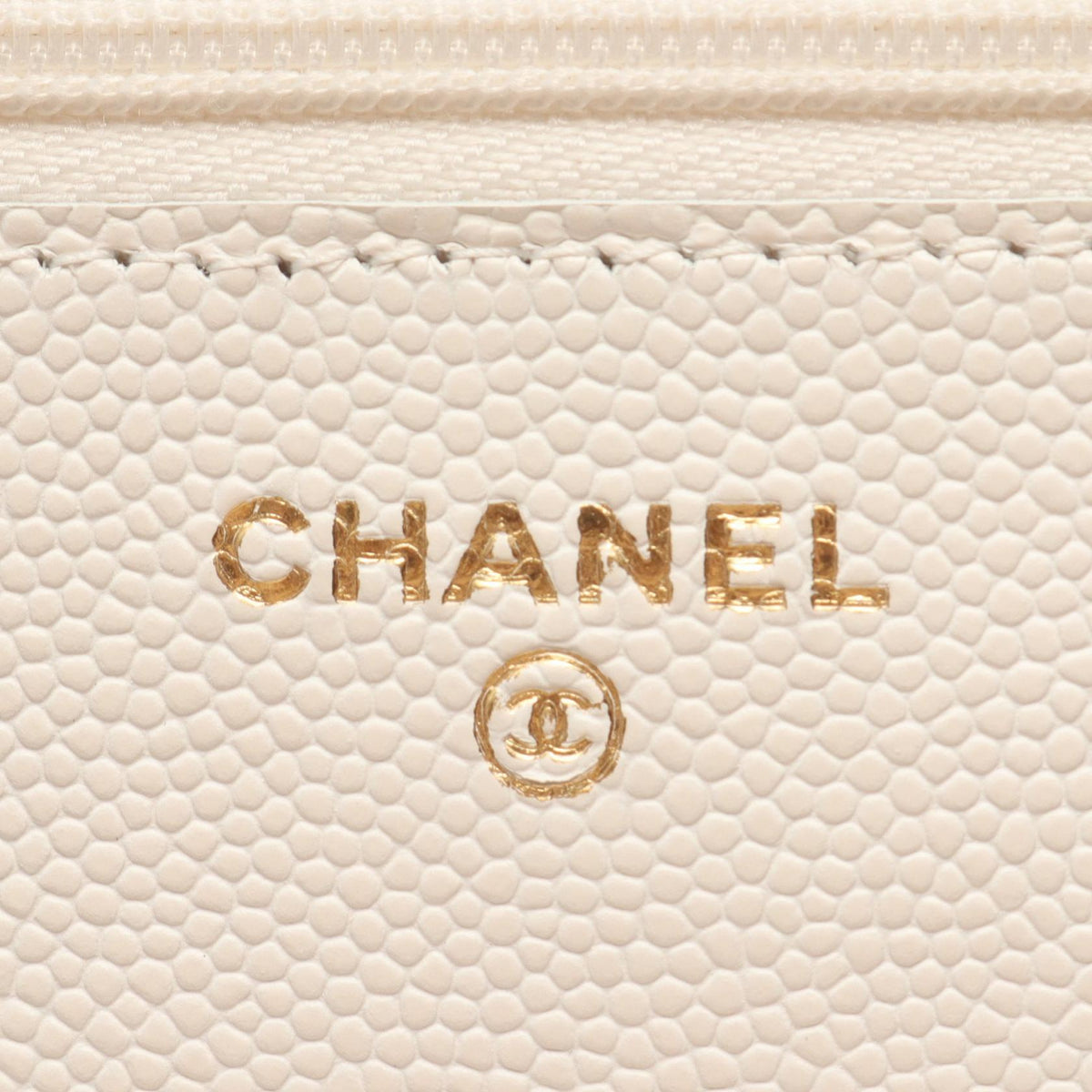 CHANEL Quilted Caviar Skin Shoulder Bag