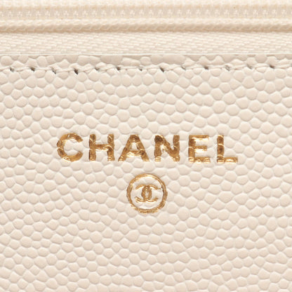 CHANEL Quilted Caviar Skin Shoulder Bag