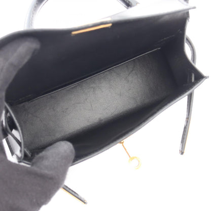 HERMES Mini Kelly II Box Calf 2WAY Handbag