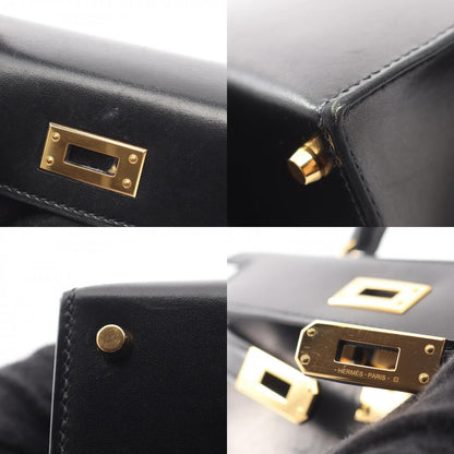 HERMES Mini Kelly II Box Calf 2WAY Handbag