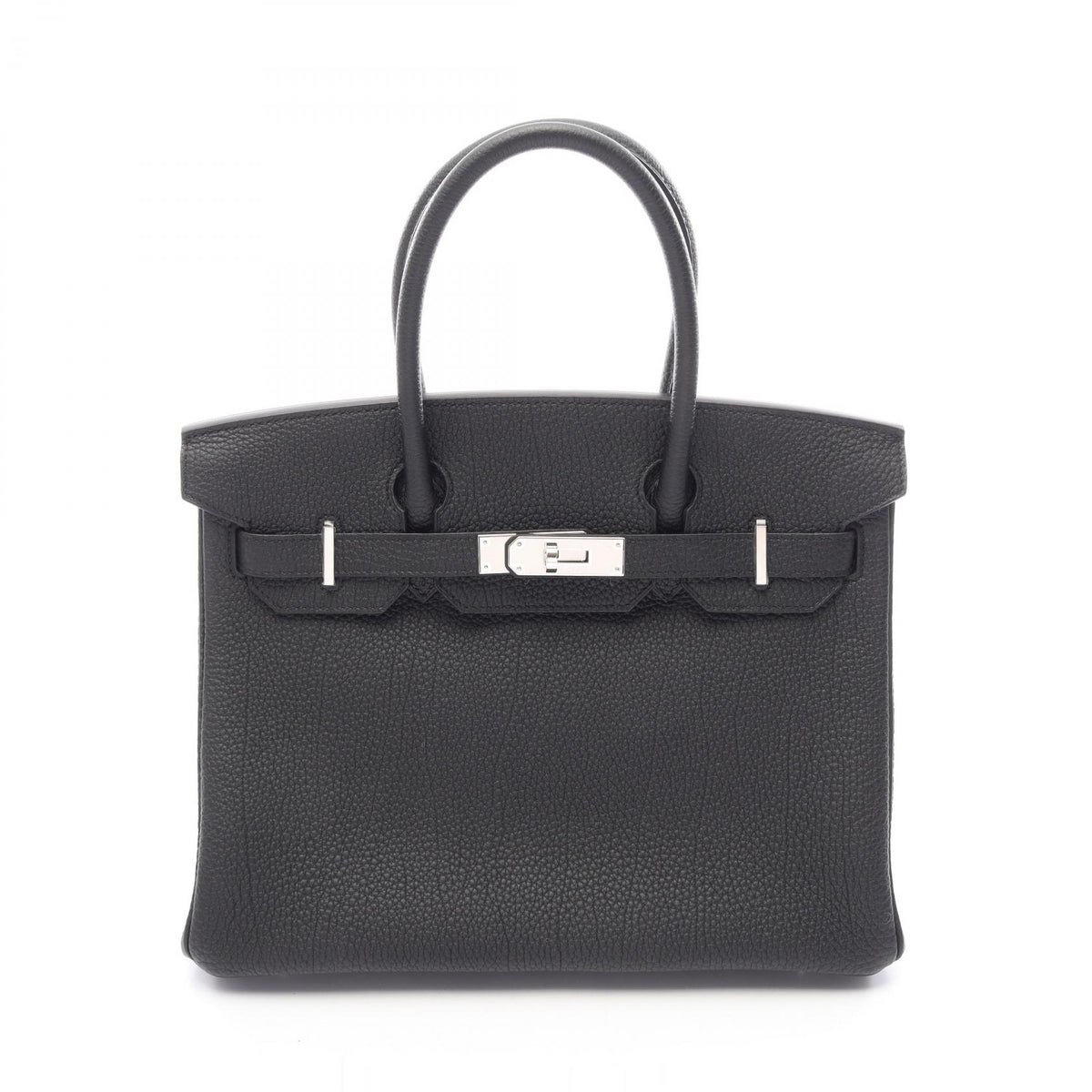 HERMES Birkin 30 Togo Leather Bag Black