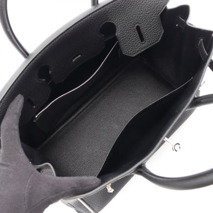 HERMES Birkin 30 Togo Leather Bag Black
