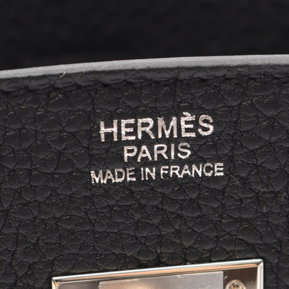 HERMES Birkin 30 Togo Leather Bag Black