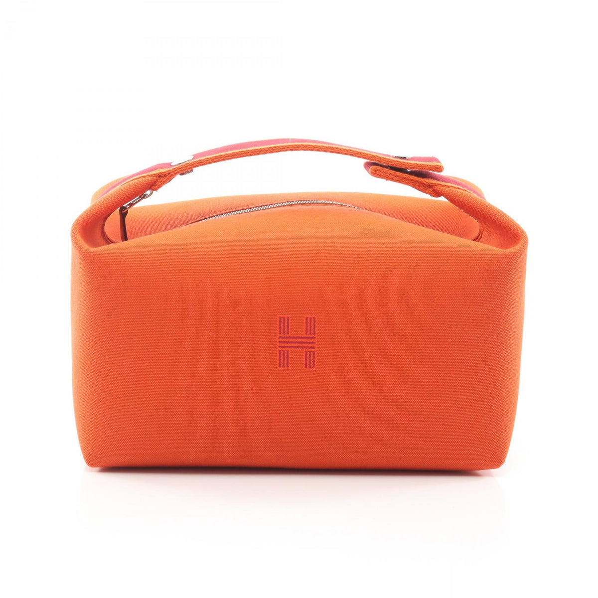 HERMES Bride-a-Brac GM Canvas Bag Orange