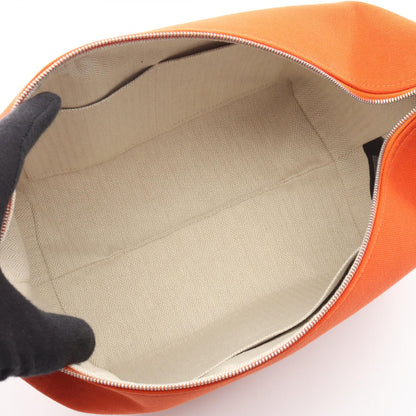 HERMES Bride-a-Brac GM Canvas Bag Orange