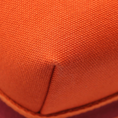 HERMES Bride-a-Brac GM Canvas Bag Orange