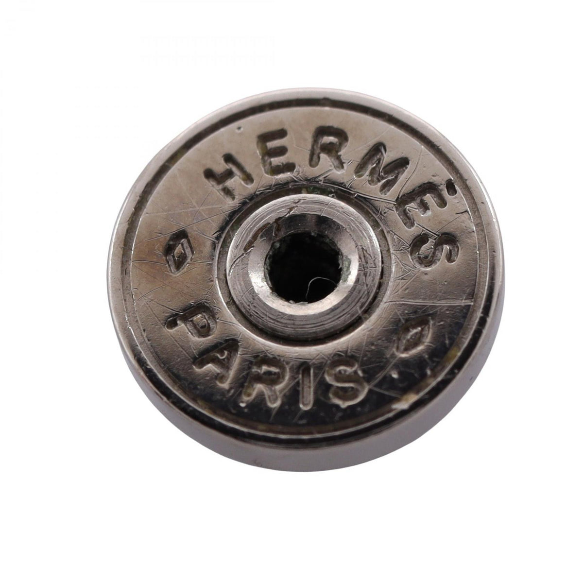 HERMES Mini Pop H Earrings Silver