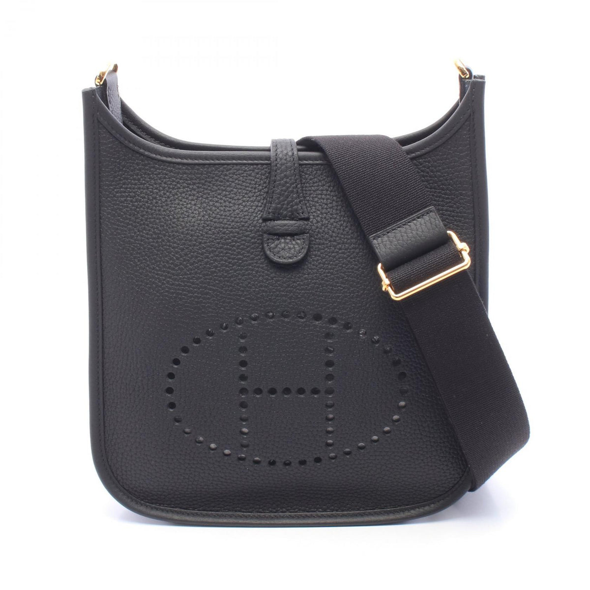 HERMES Evelyne 23 Taurillon Bag Black