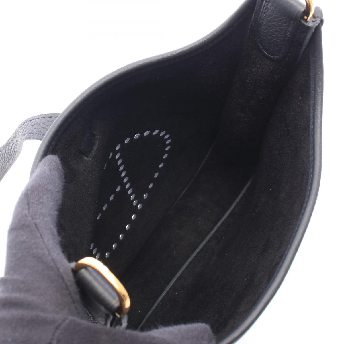 HERMES Evelyne 23 Taurillon Bag Black