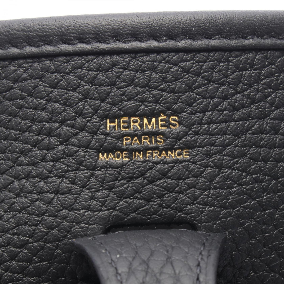 HERMES Evelyne 23 Taurillon Bag Black