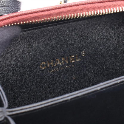 CHANEL CC Filigree Small Bag Bordeaux