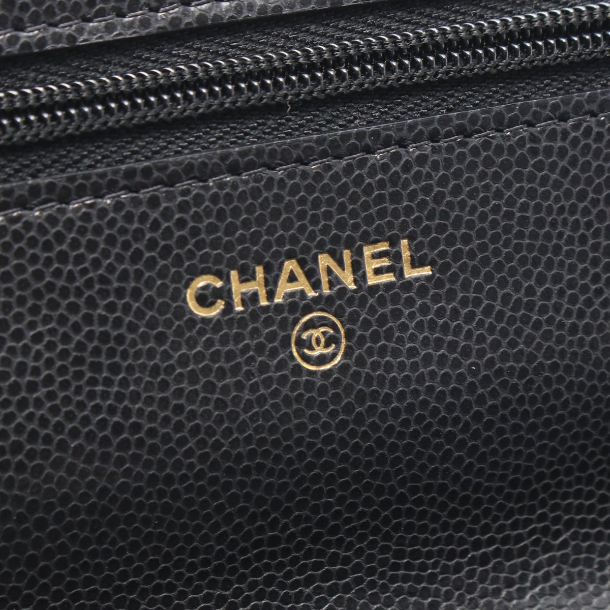CHANEL Matelasse Caviar Skin Bag Black