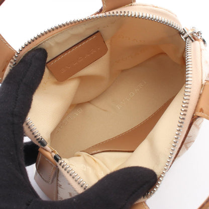 BVLGARI Logomania Mini Canvas Bag Beige