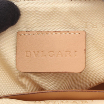 BVLGARI Logomania Mini Canvas Bag Beige