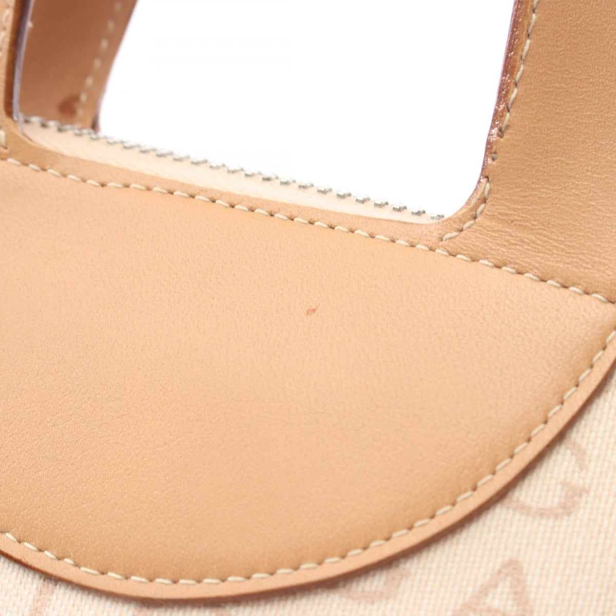 BVLGARI Logomania Mini Canvas Bag Beige