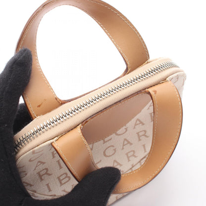 BVLGARI Logomania Mini Canvas Bag Beige
