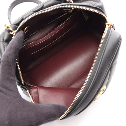 CHANEL Matelasse Mini 2-Way Bag Black