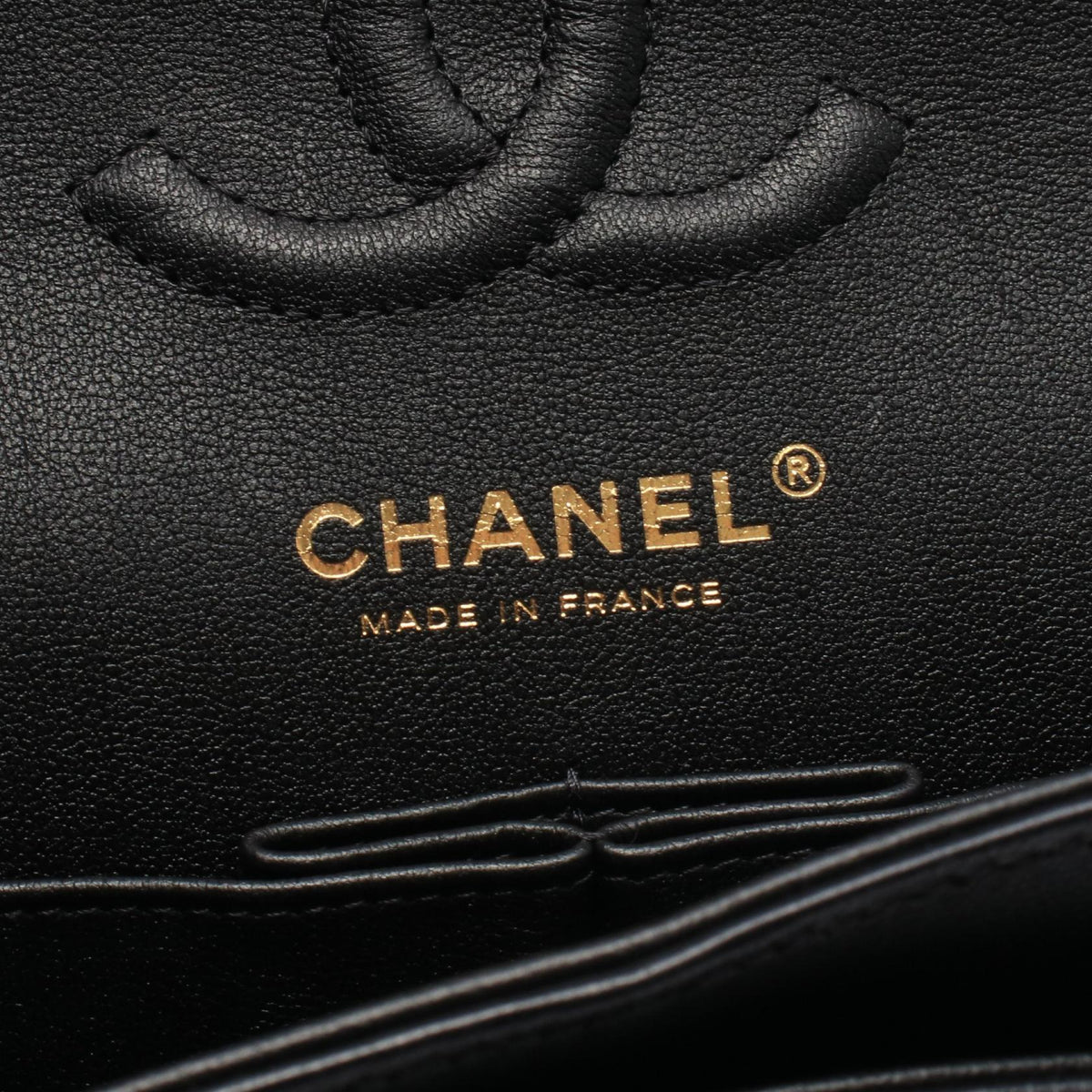 CHANEL Matelassé Double Flap Bag Black
