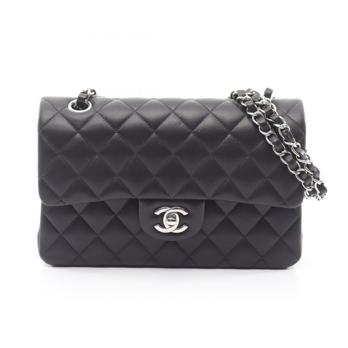CHANEL Matelasse Double Flap Shoulder Bag