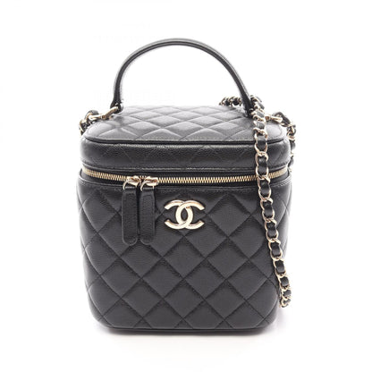 CHANEL Matelasse Caviar Skin Vanity Bag