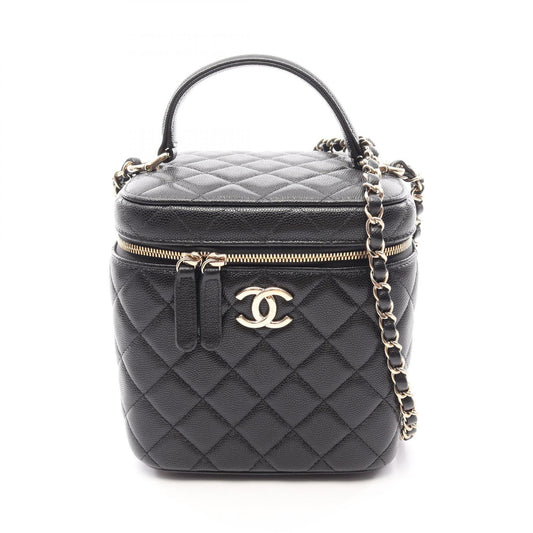 CHANEL Matelasse Caviar Skin Vanity Bag