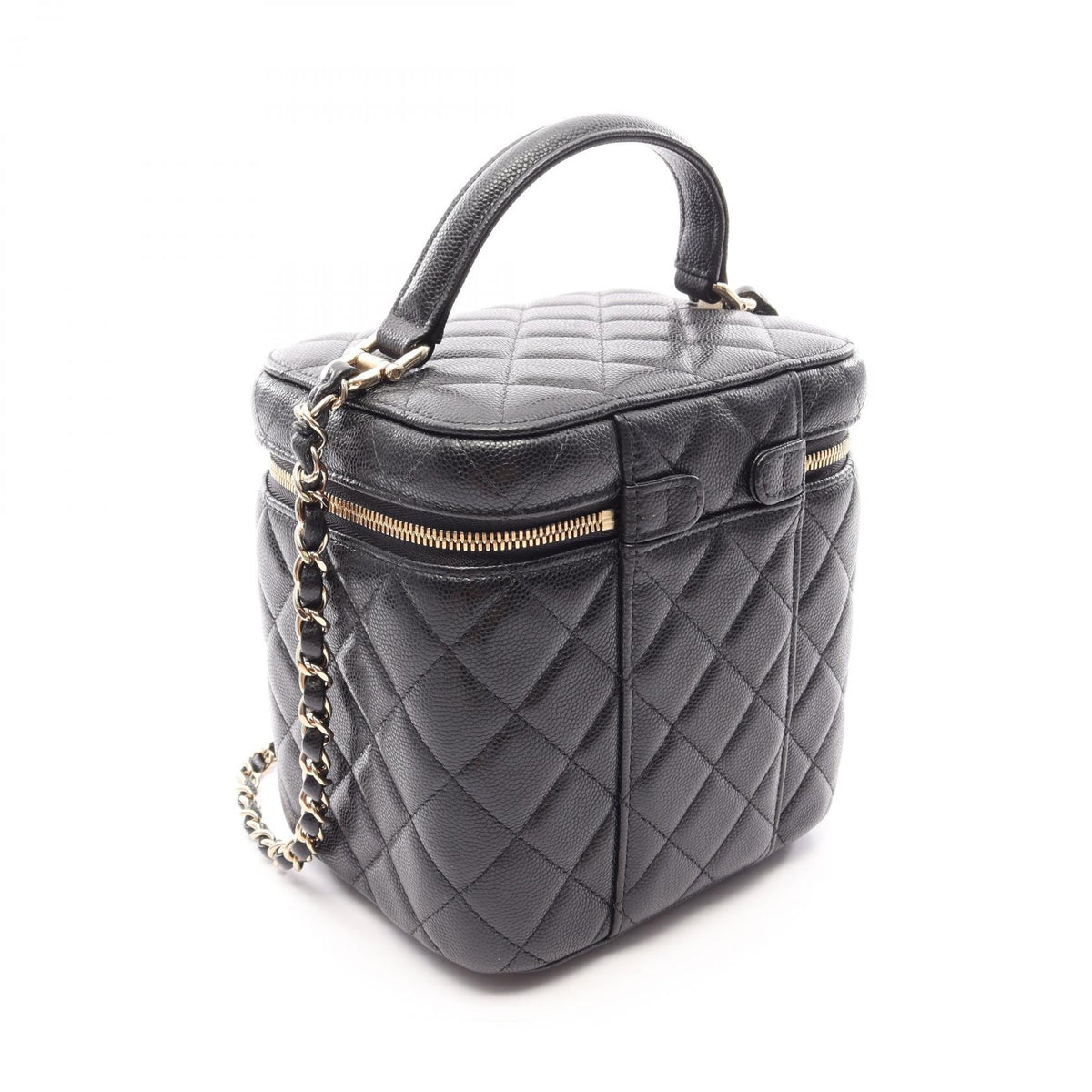 CHANEL Matelasse Caviar Skin Vanity Bag