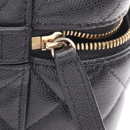 CHANEL Matelasse Caviar Skin Vanity Bag
