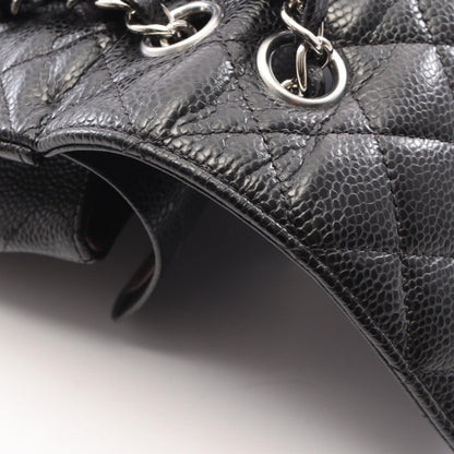 CHANEL Black Caviar Matelasse Shoulder Bag