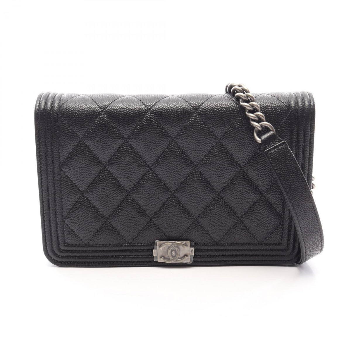 CHANEL Boy Chanel Matelasse Bag Black