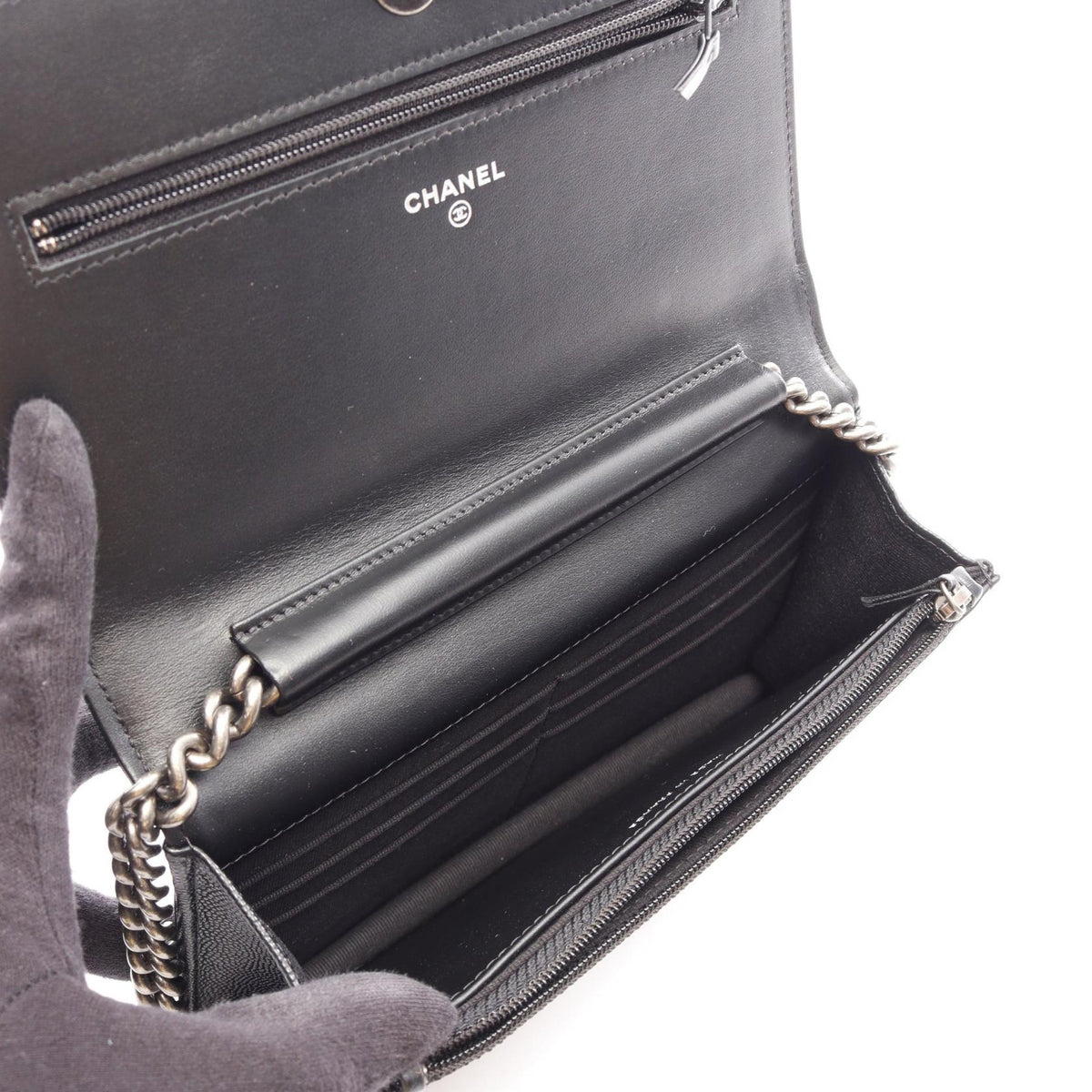 CHANEL Boy Chanel Matelasse Bag Black